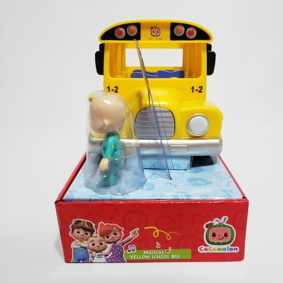 Cocomelon Musical Yellow School Bus Toy Set JJ - Picture 7 of 16